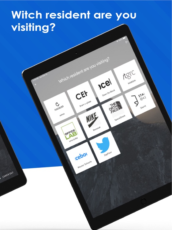 Lobby app by zapfloor