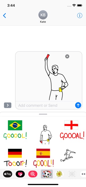 Goalmoji Football Stickers(圖2)-速報App