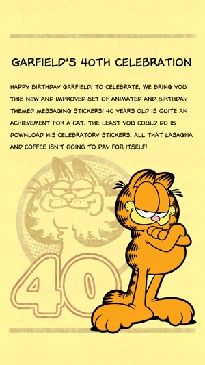 Garfield 40th Birthday(圖2)-速報App