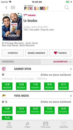 Les Cinémas Pathé Gaumont On The App Store