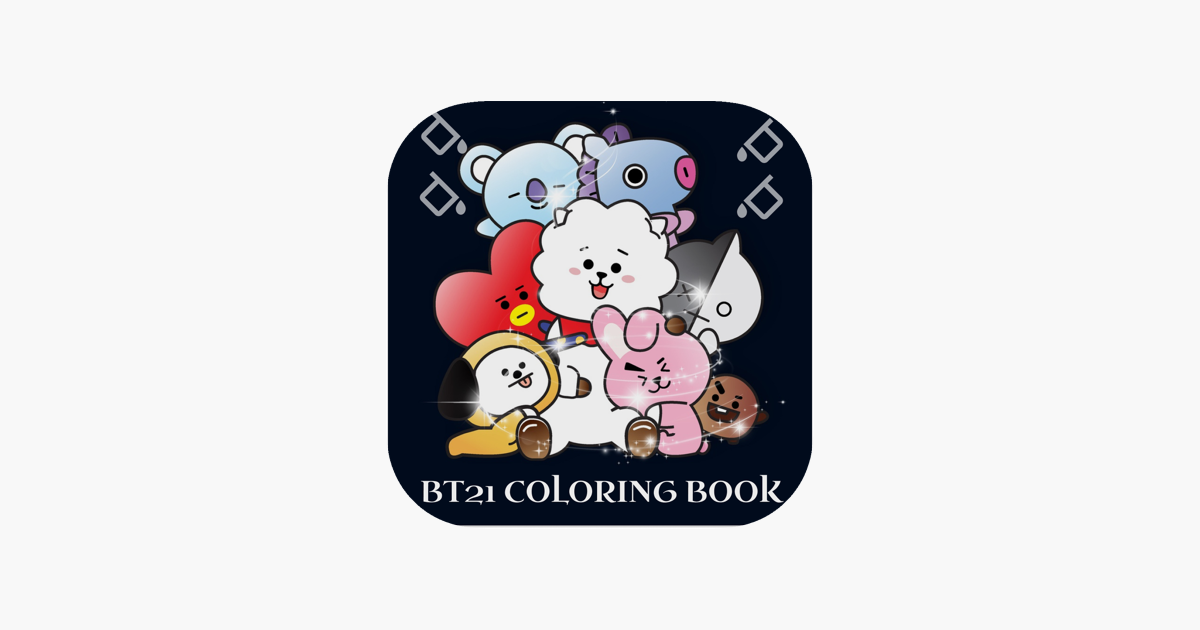 Download ‎bt21 relax coloring book on the App Store