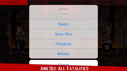 How to cancel & delete Fatalities of MK from iphone & ipad 4