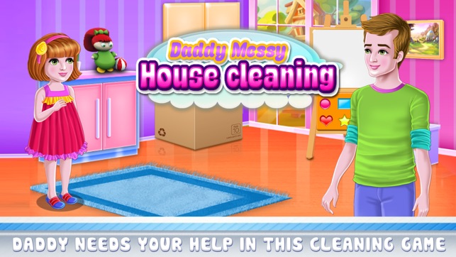 Daddy Messy House Cleaning(圖1)-速報App