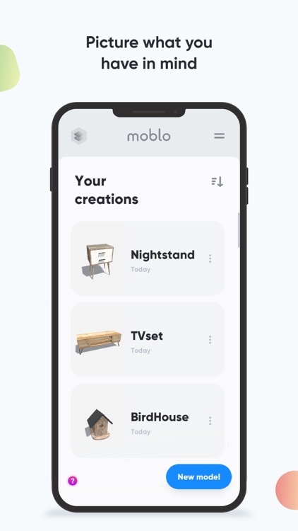 Moblo - 3D furniture drawing