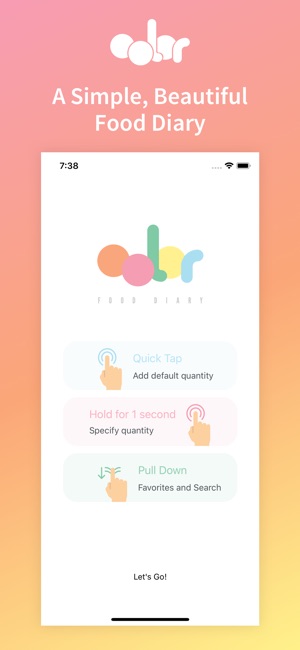 Color Food Diary(圖1)-速報App