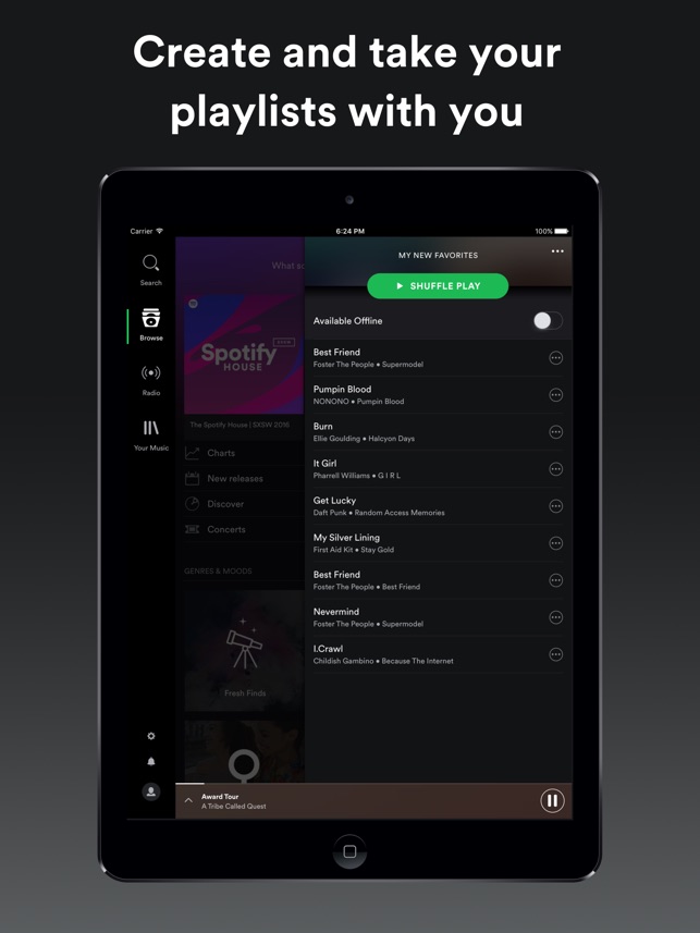 Spotify Download Feature