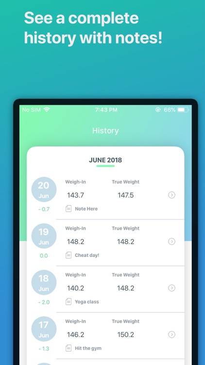 Weight Tracker: Average Weight screenshot-4