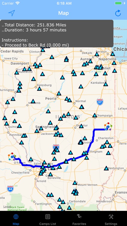 Illinois – Camping & RV spots