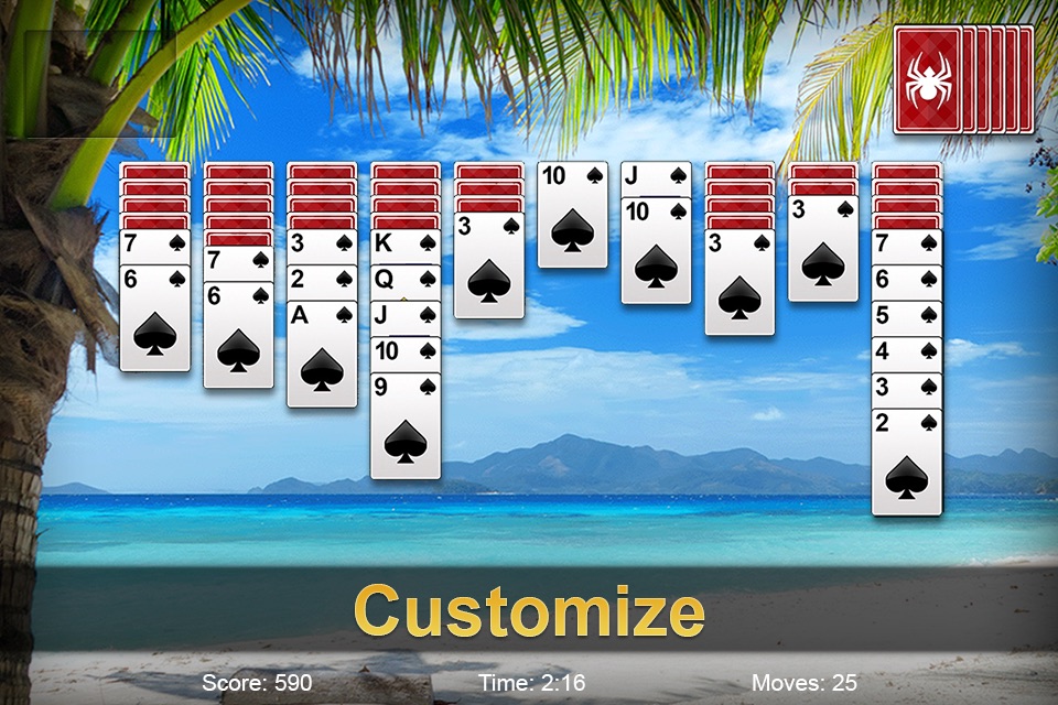 Spider Solitaire Pro ▻ screenshot 4