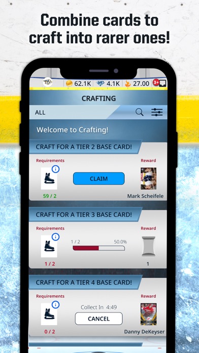Topps® NHL SKATE™ Card Trader Screenshot on iOS