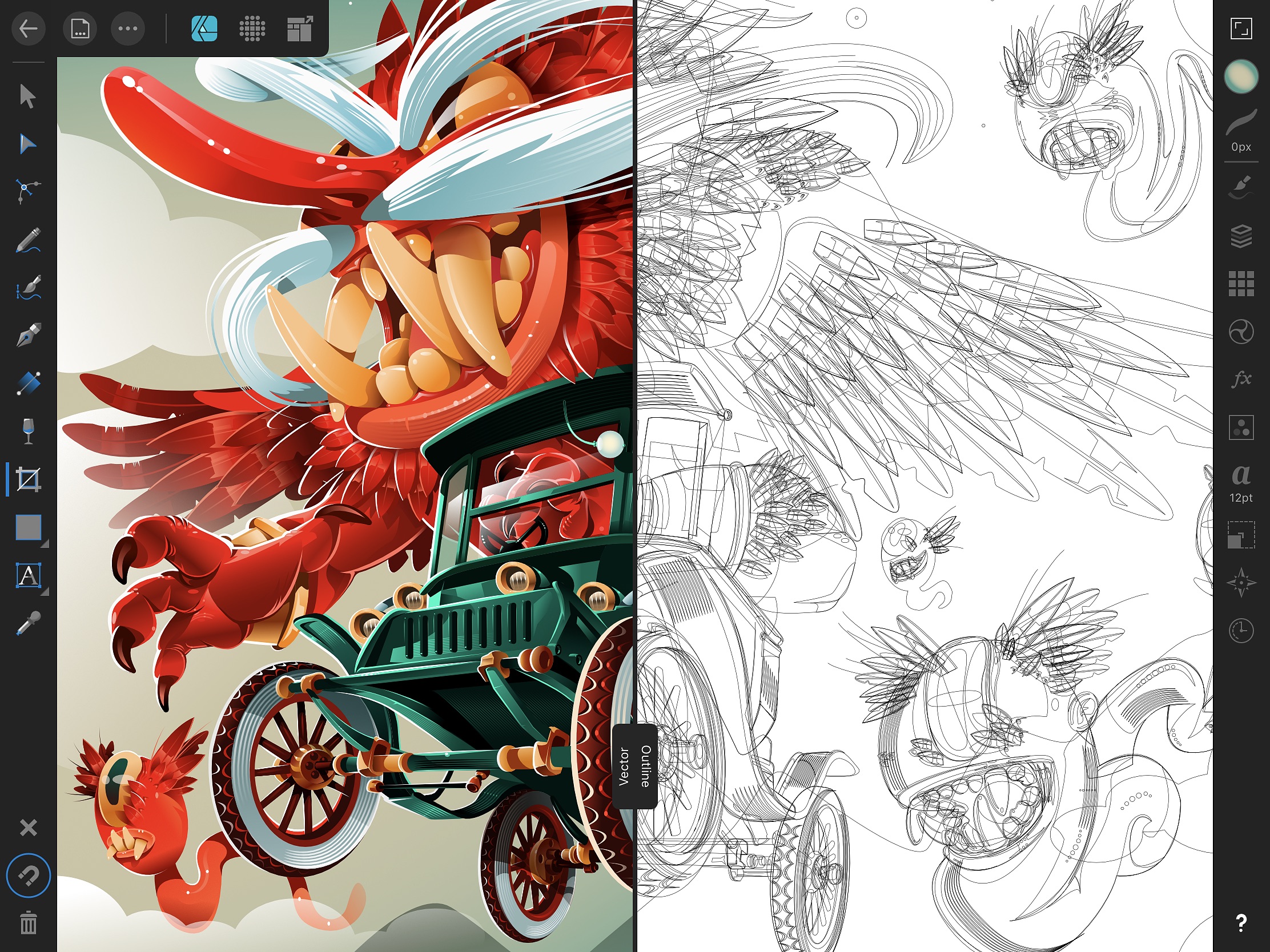Screenshot do app Affinity Designer