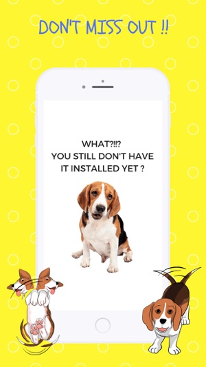 Beagle Fun Emoji Stickers(圖4)-速報App