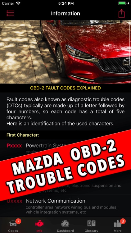 Diagnostic for Mazda