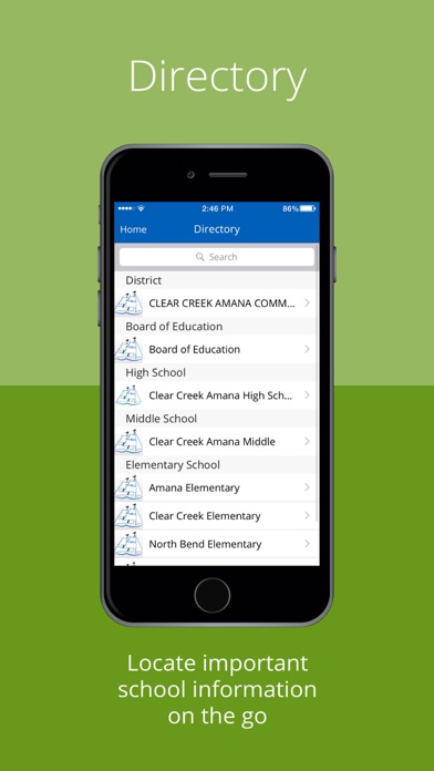 How to cancel & delete Clear Creek Amana Schools from iphone & ipad 3