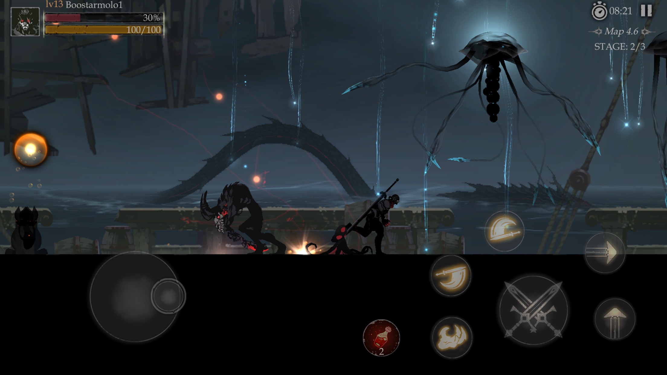 Screenshot do app Shadow of Death 2