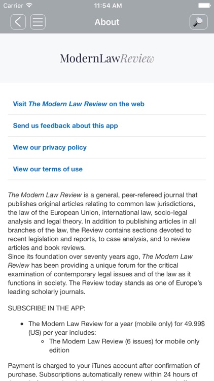 The Modern Law Review