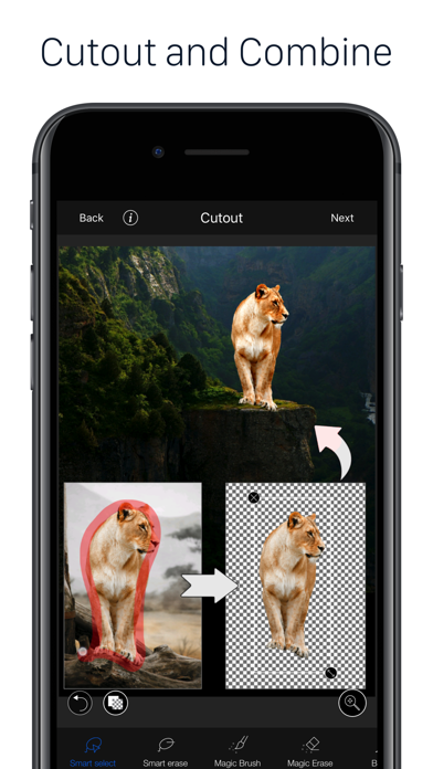 LightX - Advanced Photo Editor to make cut out,Change background and Blend photos Screenshot 1