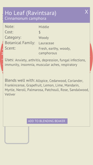 Essential Oil Blending Tool screenshot 2