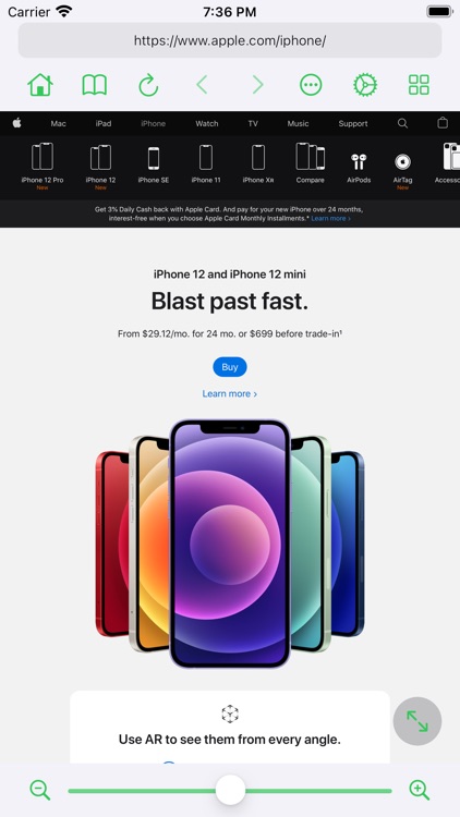 Zoomable - Desktop Browser