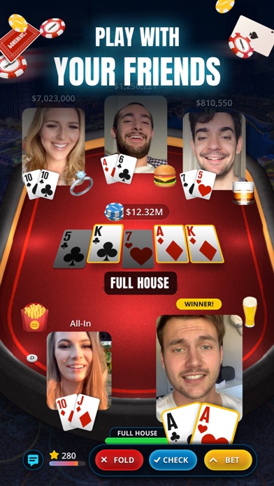 Pokerface - Video Chat Poker Screenshot 1