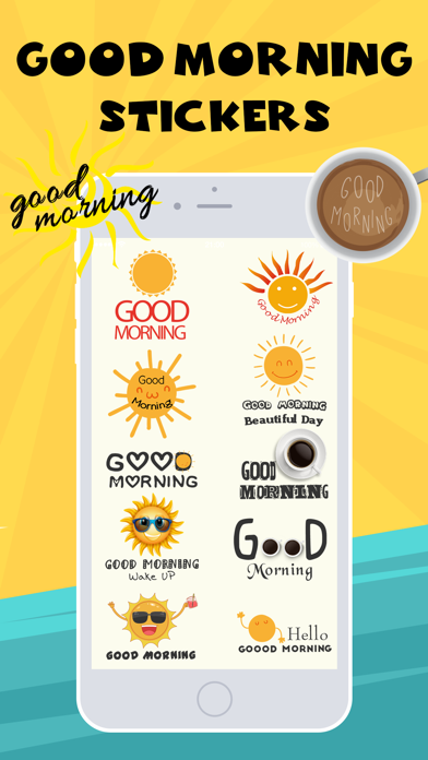 Good Morning Typography Emojis screenshot 2