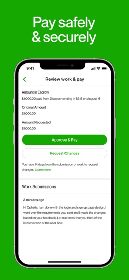 Upwork for Clients app screenshot
