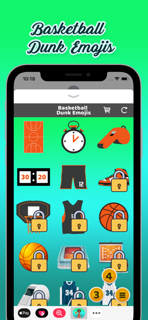 Basketball Dunk Emojis(圖2)-速報App