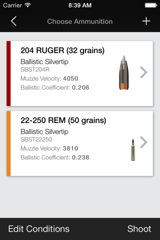 Winchester Ballistics screenshot 2