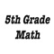 5th grade math tutor app which helps to solve 5th grade math problems with math answers