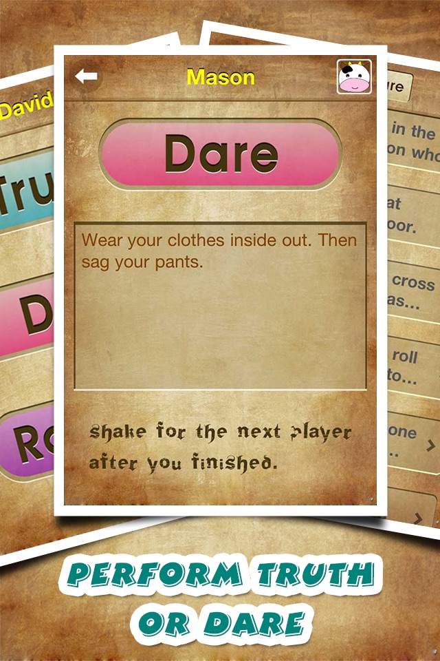 Truth or Dare HD!! screenshot 4