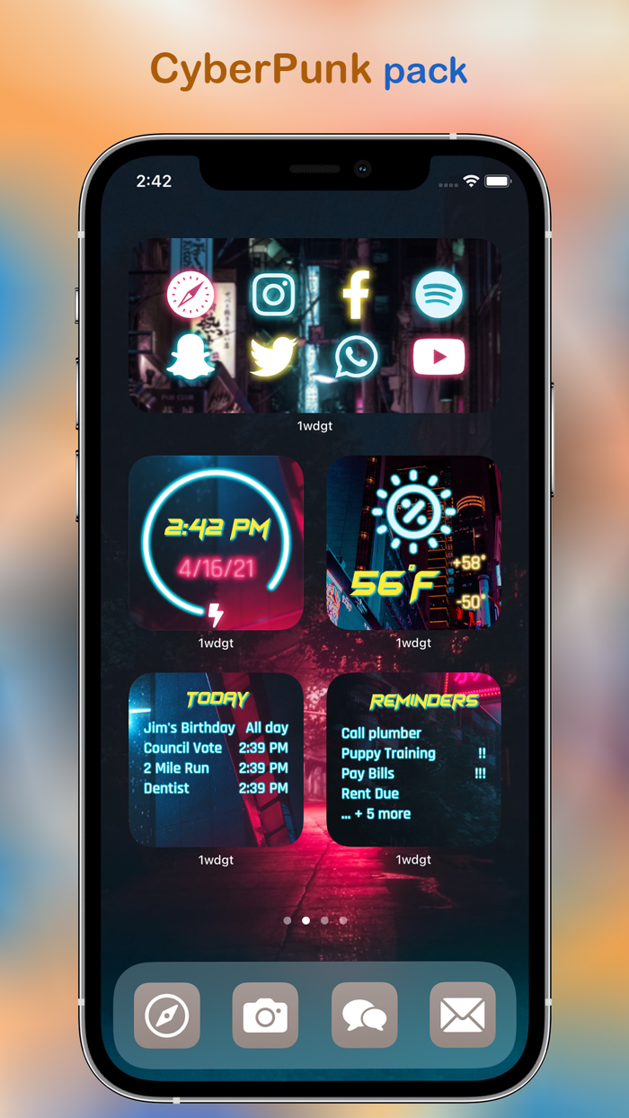 1wdgt - Widgets  Wallpaper