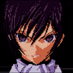 Anime Color By Number PixelArt by Jamal Baga