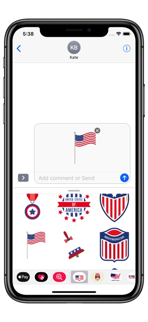 USA Stickers - 4th of July(圖5)-速報App