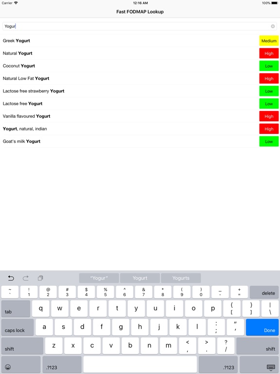 Fast FODMAP Lookup & Learnのおすすめ画像1