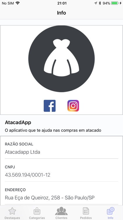 AtacadApp - Loja