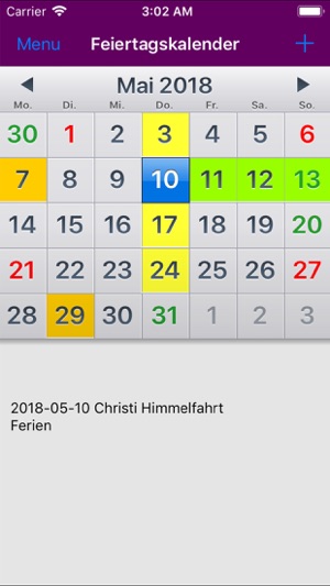 Kalender 2019 Deutschland NoAd(圖1)-速報App