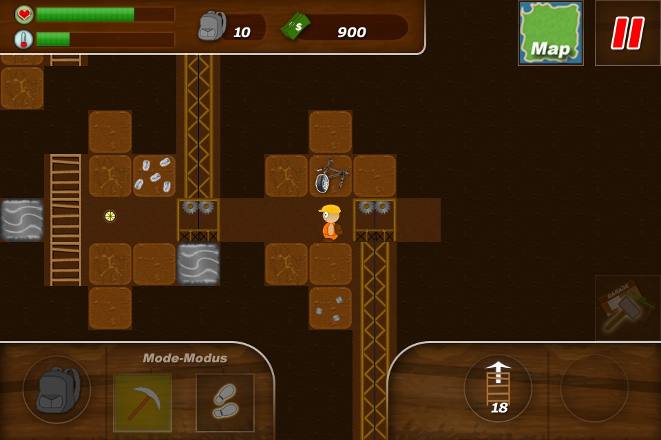 Treasure Miner Lite - 2d gem screenshot 2