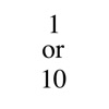 1 or 10 - puzzle ?