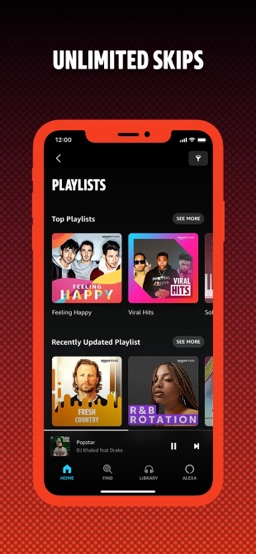 Amazon Music: Songs & Podcasts app screenshot