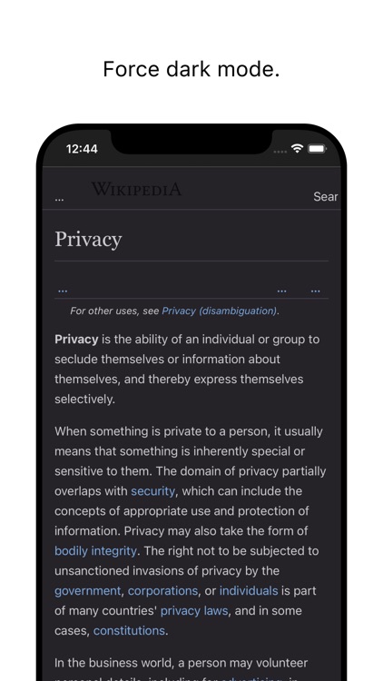 Privacy: secure web browser screenshot-0