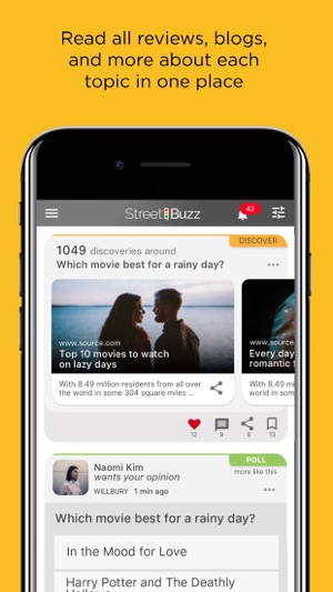 StreetBuzz: Discover Opinions(圖3)-速報App