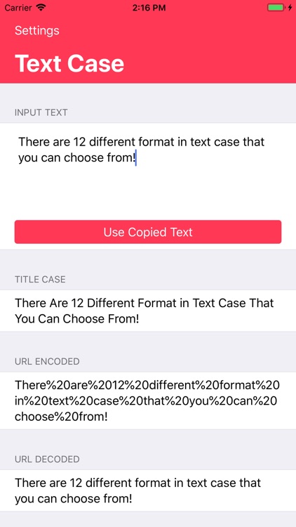 Text Case