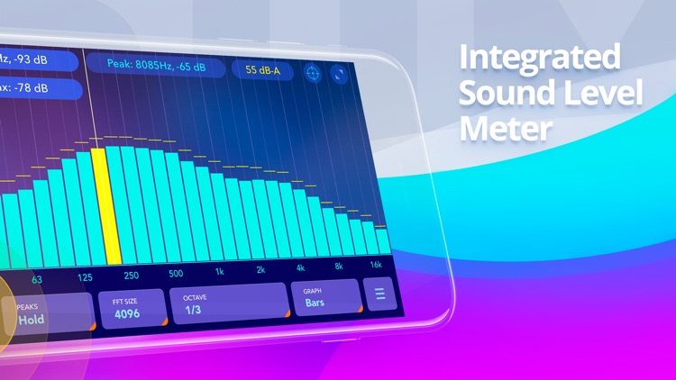 Audio spectrum analyzer EQ Rta screenshot-4