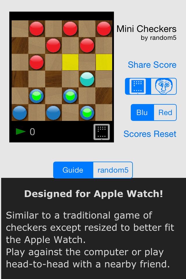 Mini Checkers screenshot 2