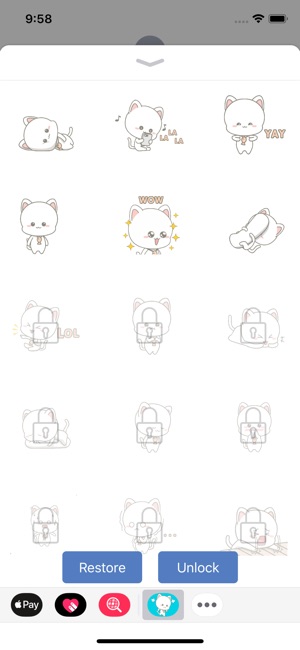 MiMi White Kitten Animated(圖3)-速報App