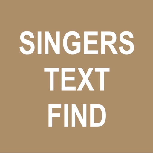 Singers Text Find by Lucas Tsun-Shiu Wong