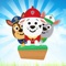 Let jump the paw pets left and right and challenge your friends to see who does it better