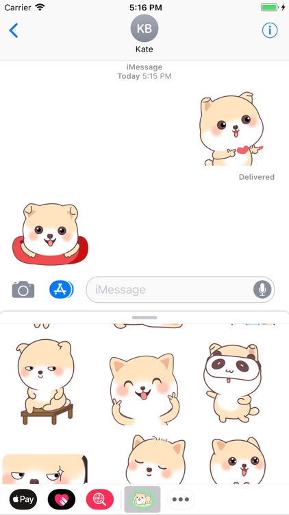 Funny Corgi Animated Stickers