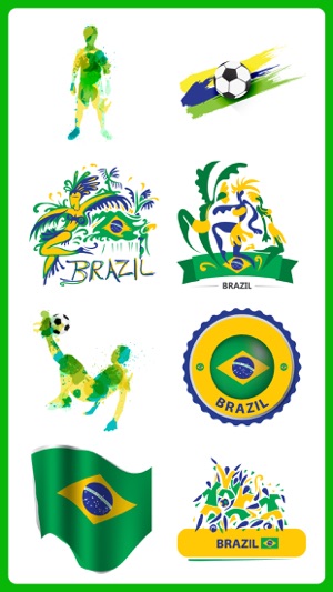 Brazil Football Fans Stickers(圖3)-速報App