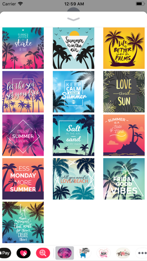 Summer Holiday Quotes Stickers(圖2)-速報App